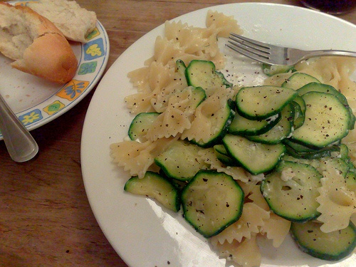 Pasta with Courgettes photo