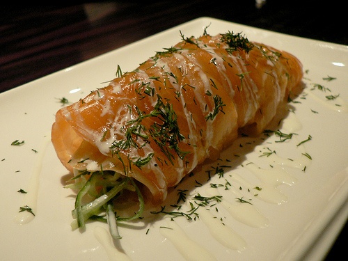 Fish Roulades with Rice and Spinach