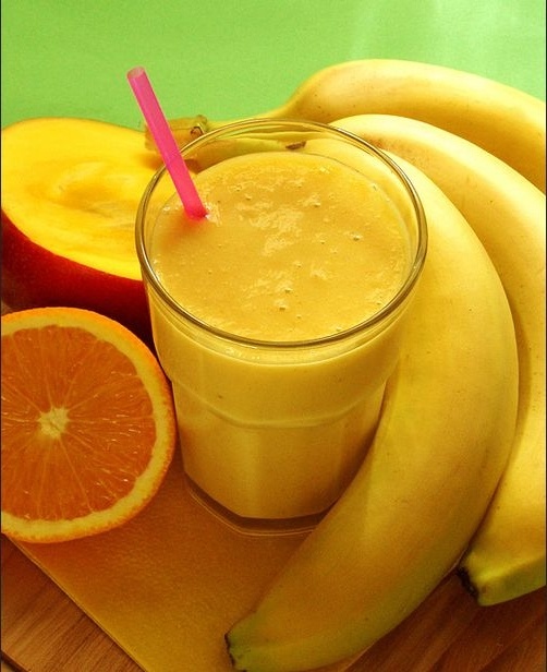 sunshine Orange Banana smoothie